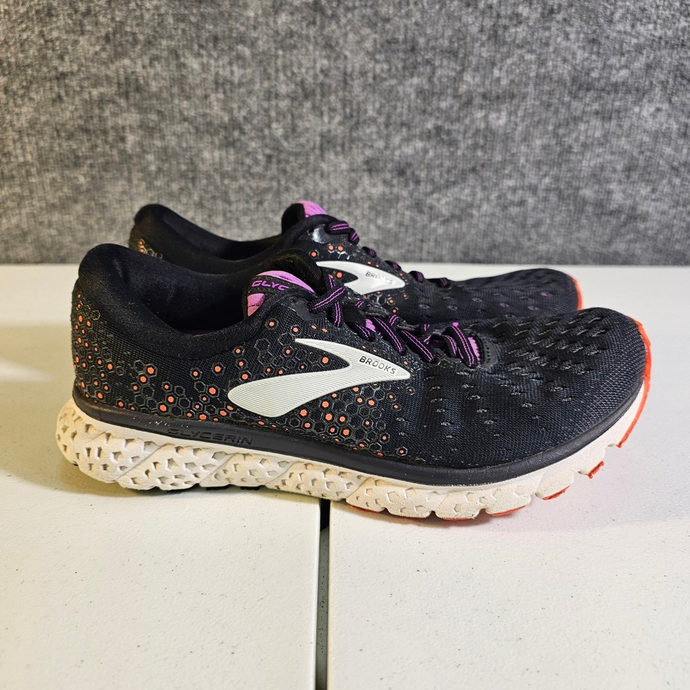 Brooks‎ Glycerin 17 Women's 8.5 Wide D Black Pink Running Shoes 1202831D059